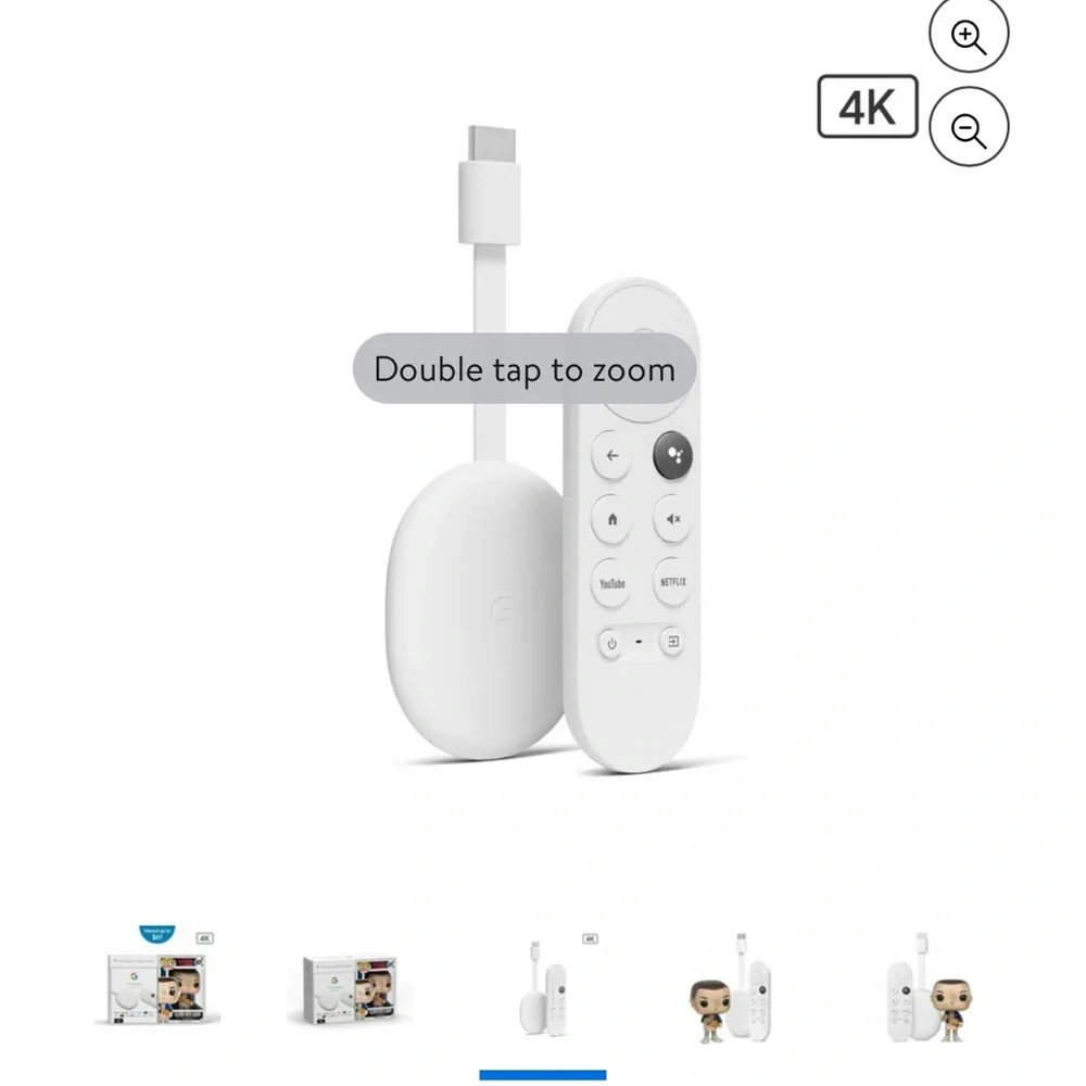 Chrome cast with Funko Pop Eleven